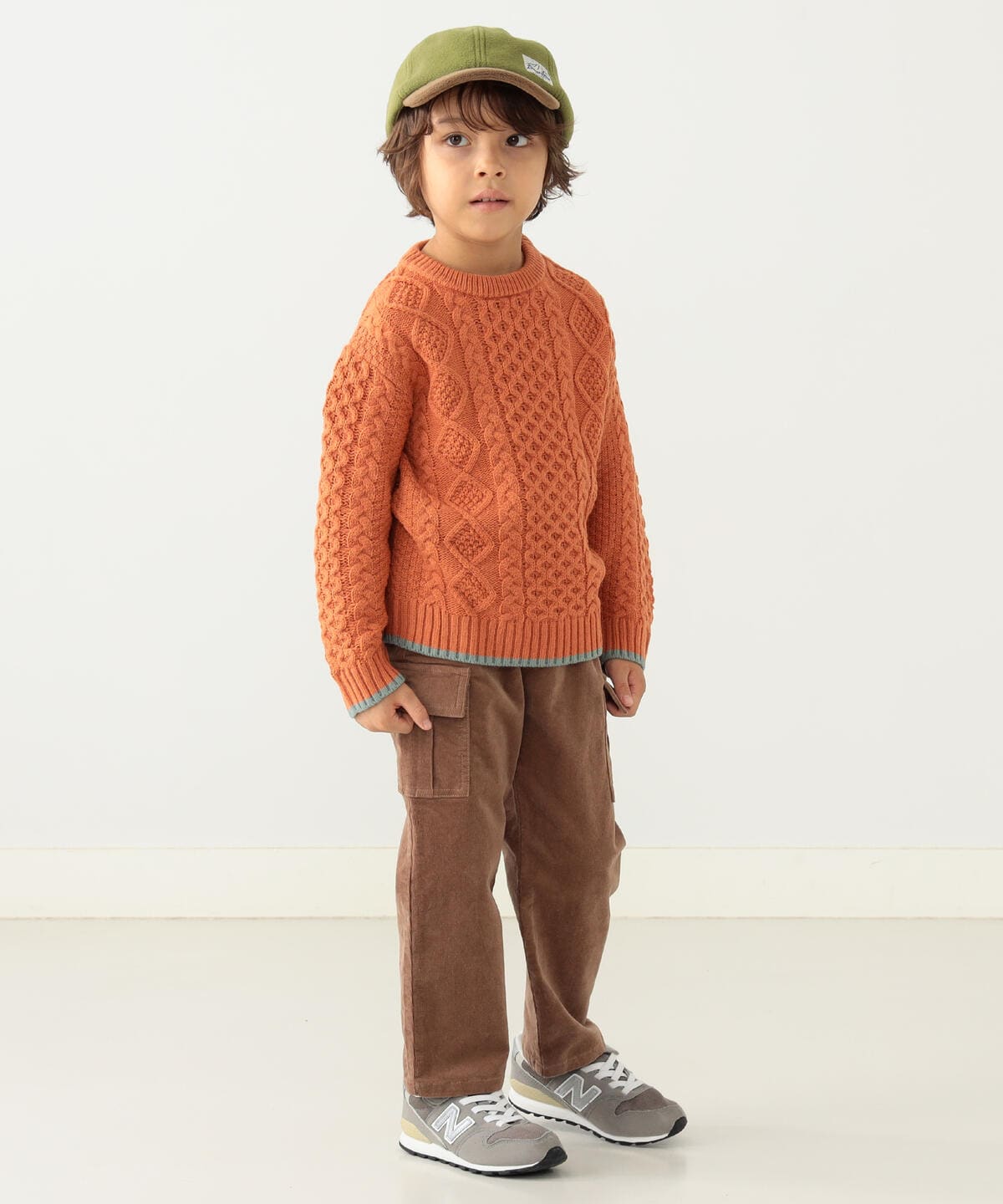BEAMS mini（ビームス ミニ）コーデュロイ カーゴパンツ (90