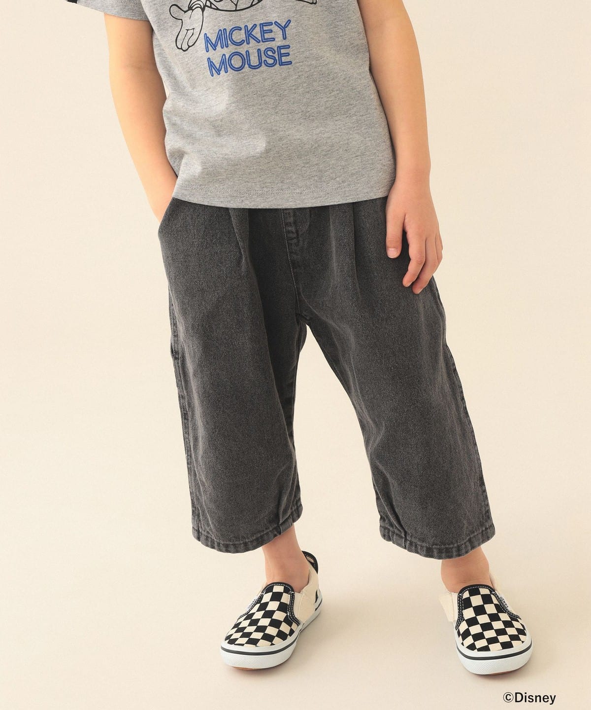 BEAMS mini（ビームス ミニ）クロップド デニム 2026SS（90～150cm