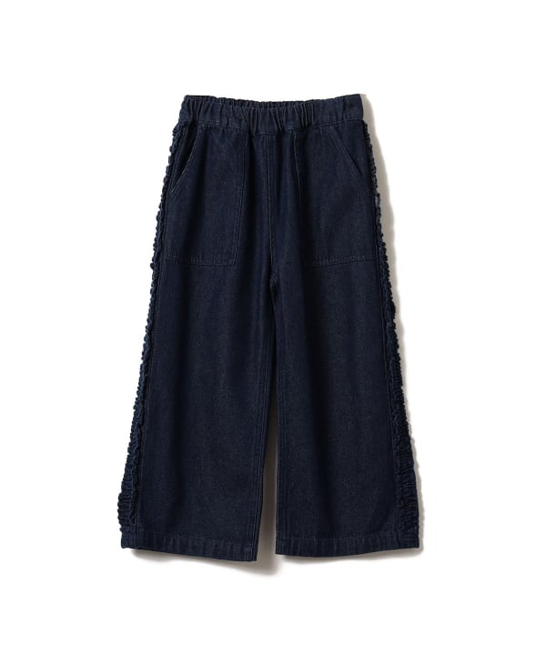 【10%OFFクーポン対象】【WEB限定】サイドフリル デニム 2026FW（90～140cm）