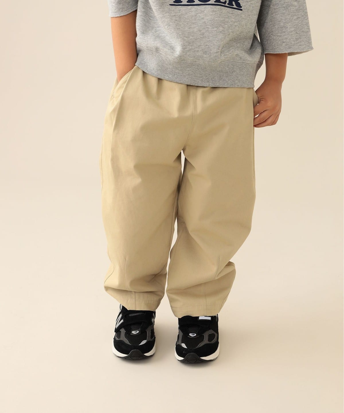 BEAMS mini（ビームス ミニ）タック バルーン パンツ 2026FW（90