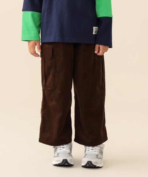 【10%OFFクーポン対象】ストレート カーゴパンツ 2026FW（90～140cm）