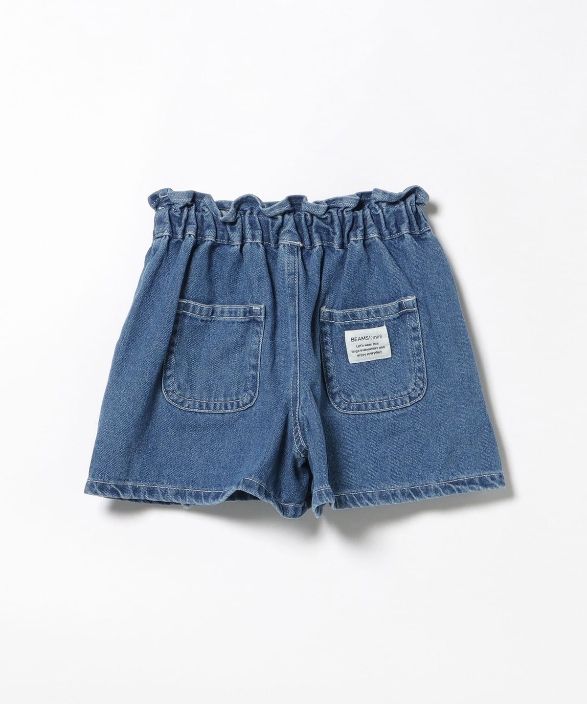 BEAMS mini（ビームス ミニ）フリンジ デニム ショートパンツ（90