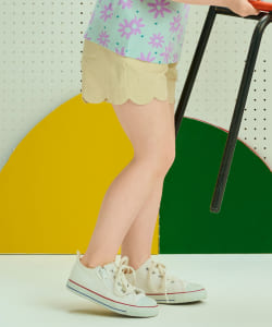【撥水加工】ワッシャー スカラップ ショートパンツ2025SS（90～150cm）
