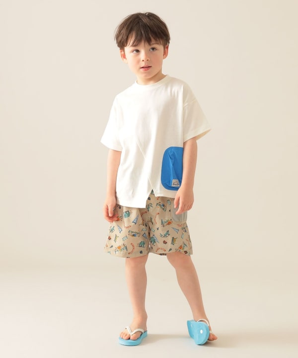 BEAMS mini（ビームス ミニ）メッシュ ポケット ナイロン
