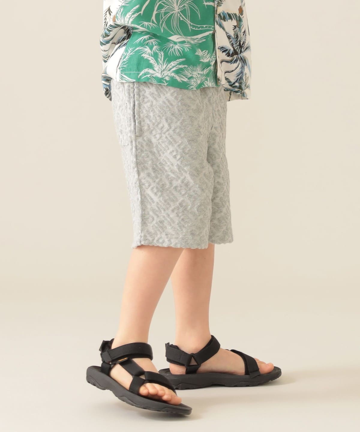 BEAMS mini（ビームス ミニ）ロゴ パイル ショートパンツ 2025SS