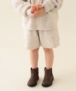 ケーブルニット ショートパンツ 2025FW（90～140cm）