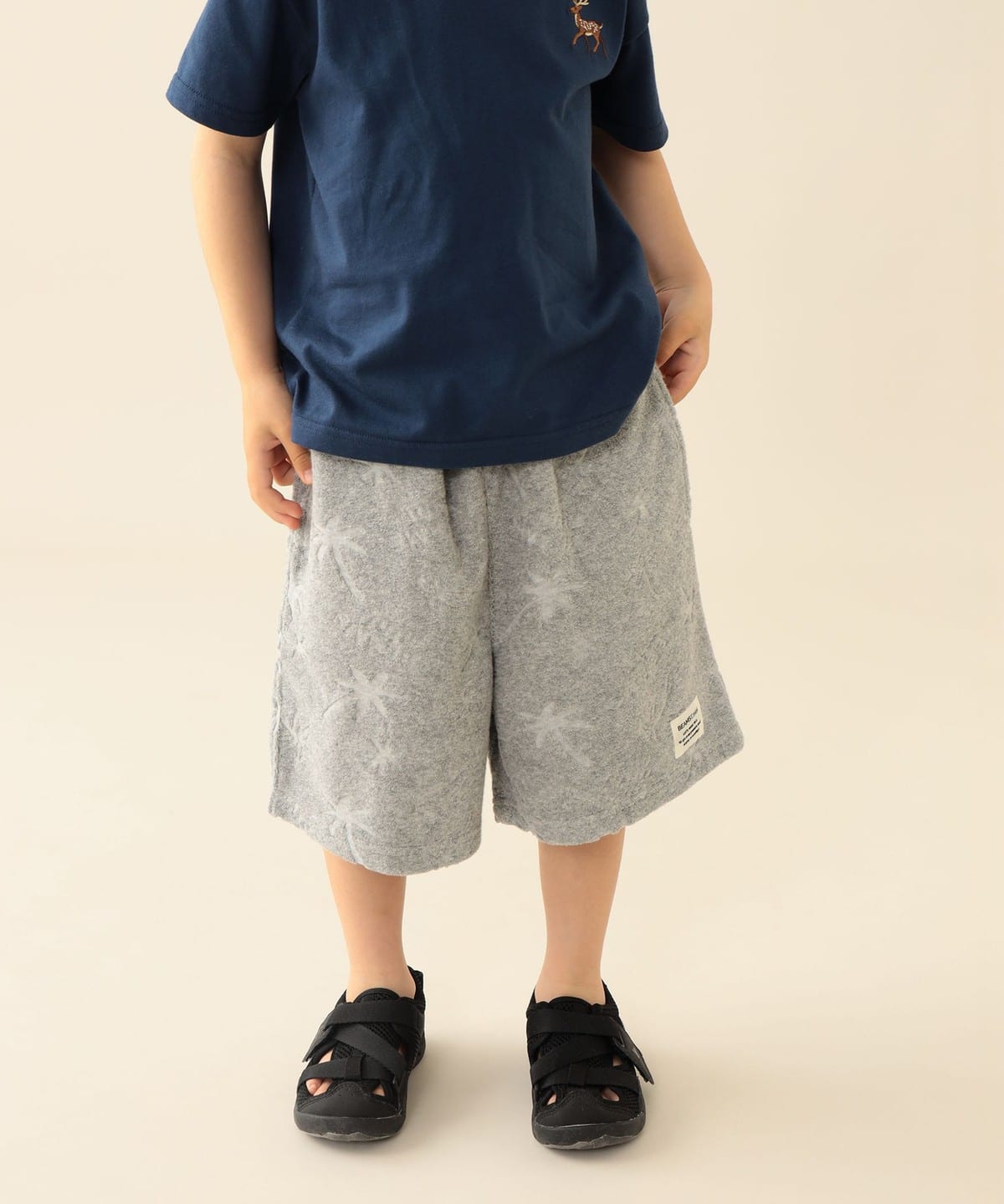 BEAMS mini（ビームス ミニ）総柄 パイル ショートパンツ 2026SS（90