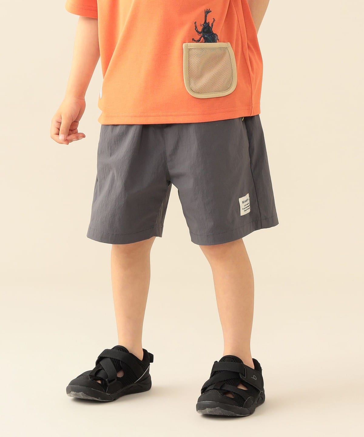BEAMS mini（ビームス ミニ）【WEB限定】撥水 ナイロン ショートパンツ