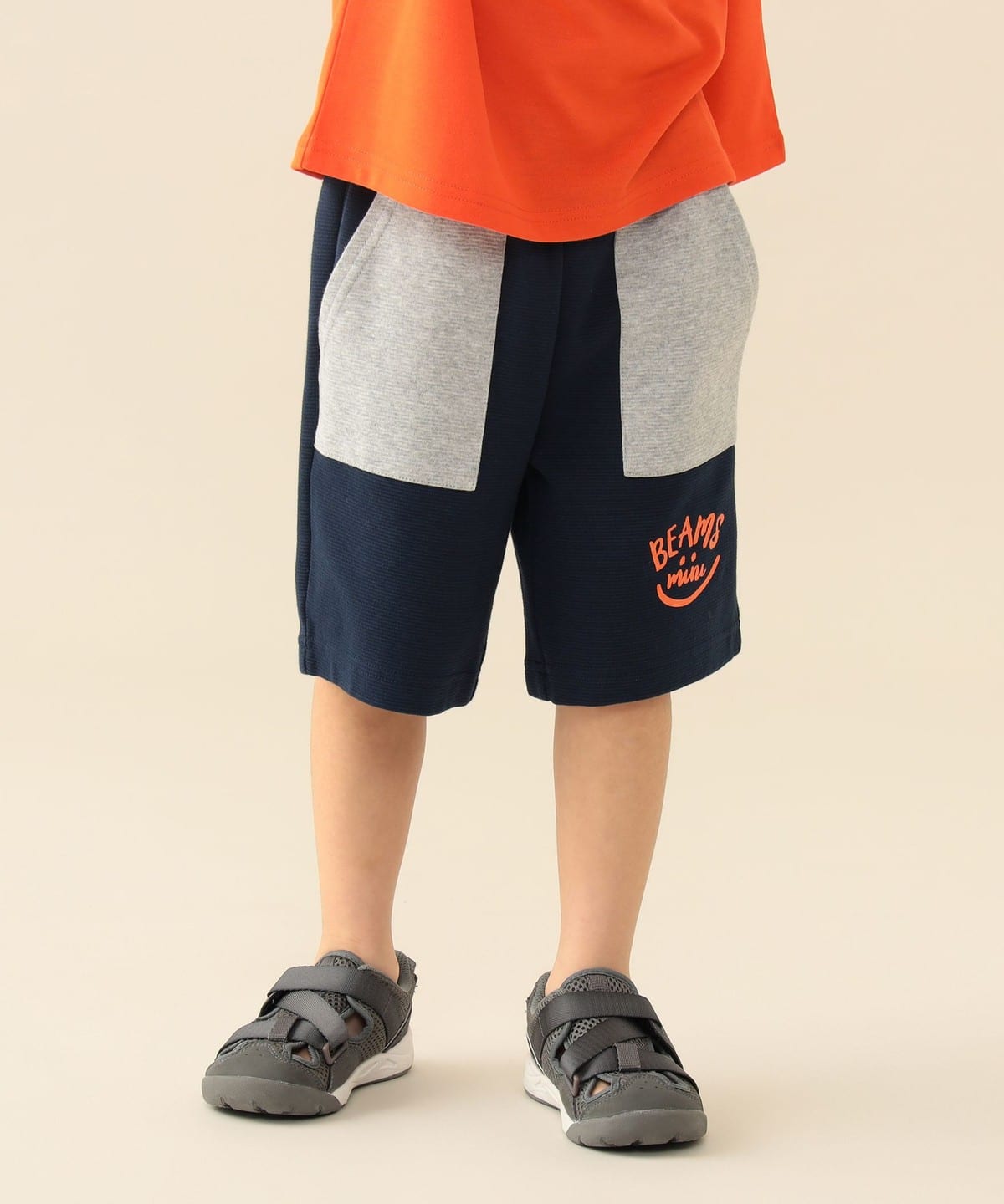 BEAMS mini（ビームス ミニ）リップル スマイル ショーツ (90～140cm