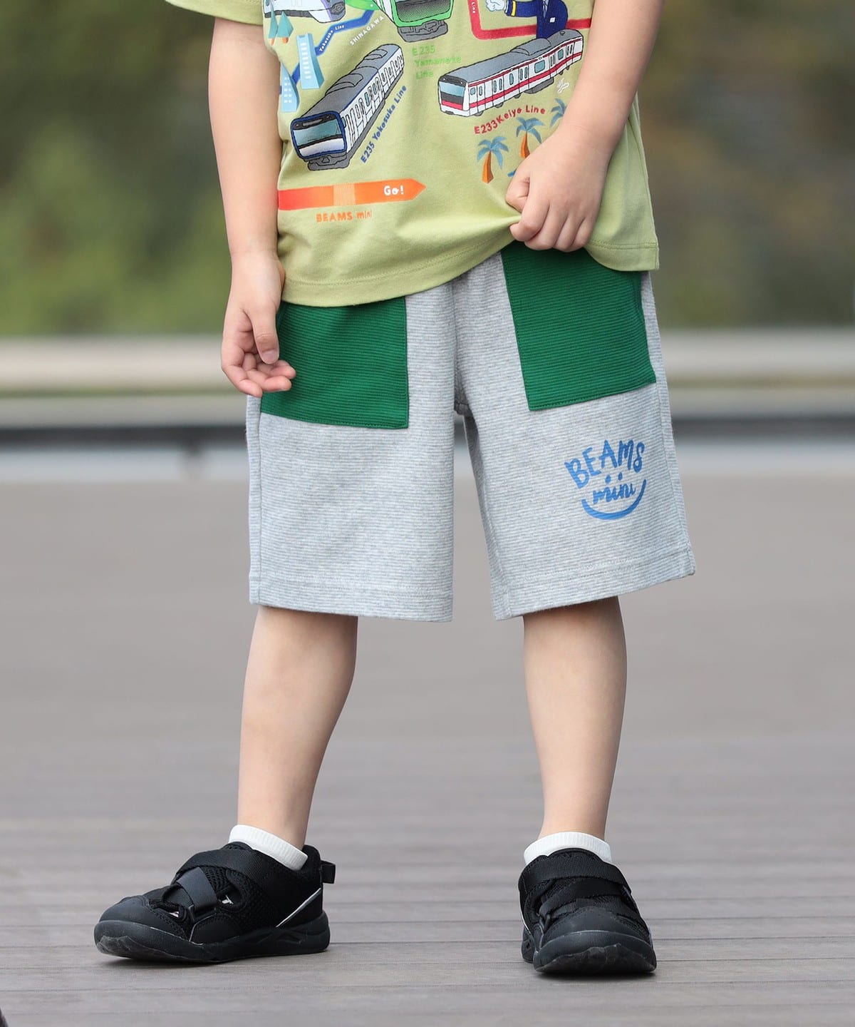 Prince×BEAMS BALL BOYS ショーツ BEAMS mini（ビームス ミニ）リップル スマイル ショーツ (90～140cm
