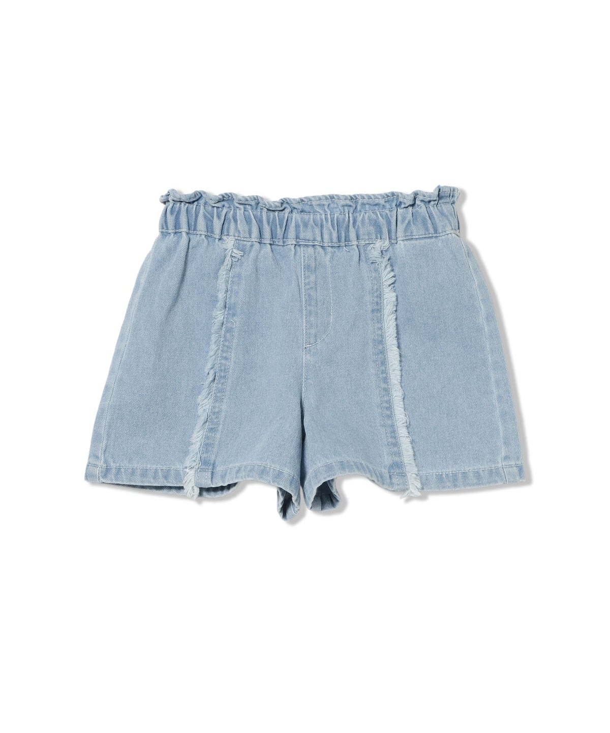 BEAMS mini（ビームス ミニ）フリンジ デニム ショートパンツ 2026SS