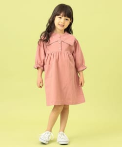 チューリップ刺繍 ワンピース (90～150cm)