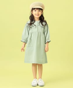 BEAMS mini / 童裝 鬱金香 刺繡 洋裝 (90～150㎝)
