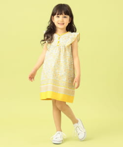 BEAMS mini / 童裝 花紋 印刷 洋裝 23SS（90～130cm）