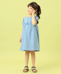 BEAMS mini / 童裝 蓬袖 蕾絲 洋裝23SS（90～150cm）