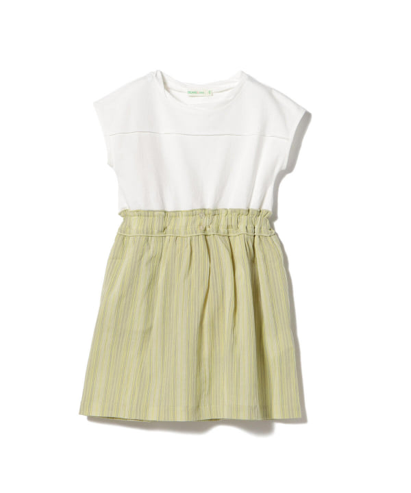 Beams Mini ビームス ミニ Beams Mini ストライプ 切替ワンピース 21ss 90 150 ワンピース ワンピース 通販 Beams