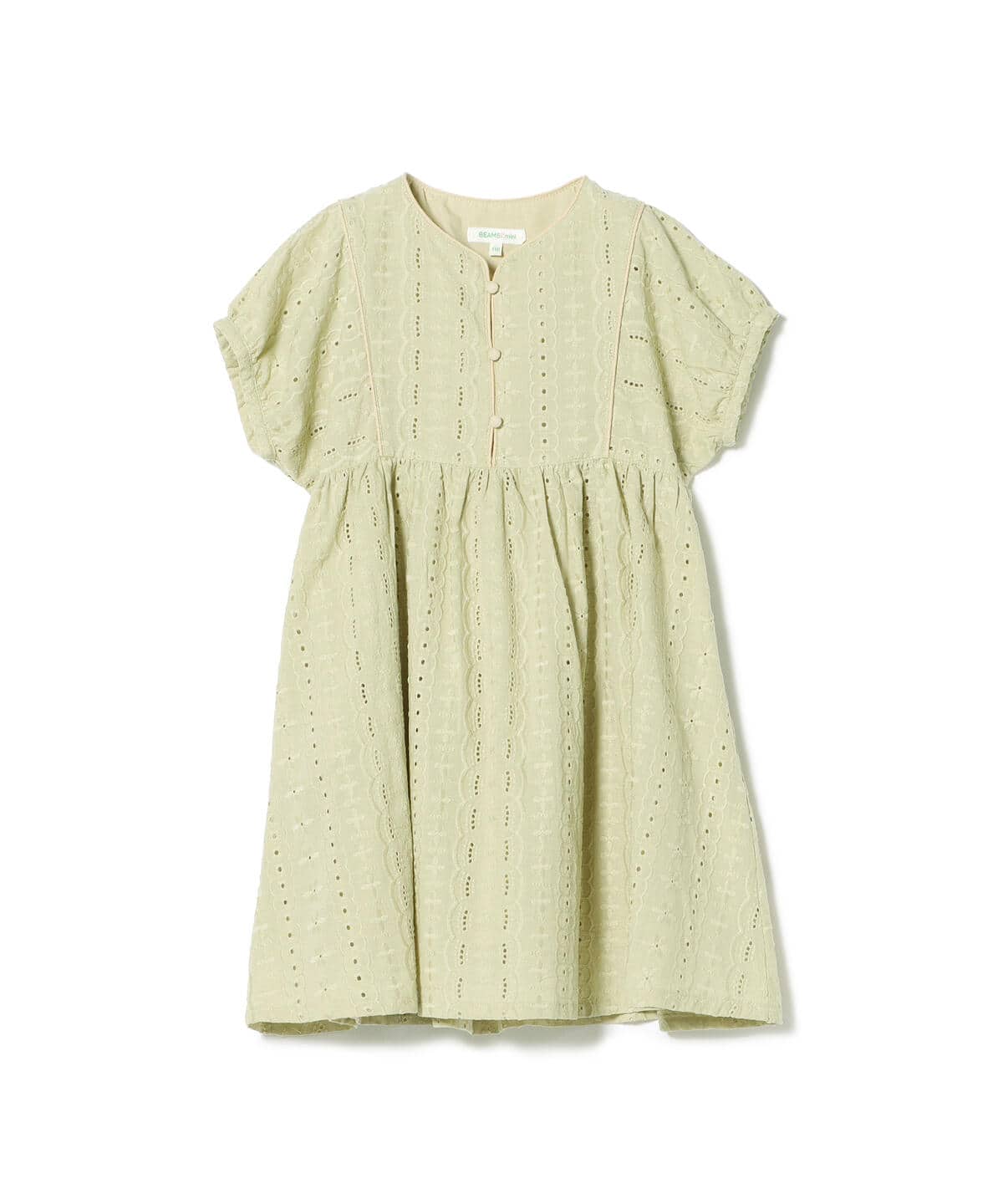 魅力的な Beams刺繍ワンピース 当日出荷