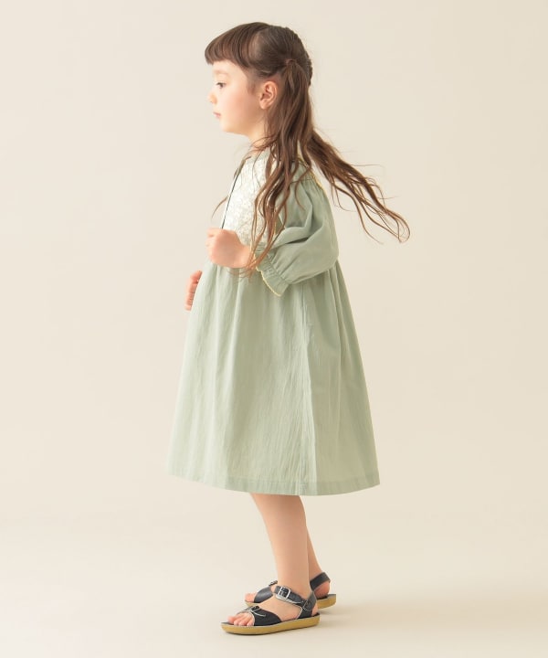 BEAMS mini（ビームス ミニ）レース レイヤード ワンピース