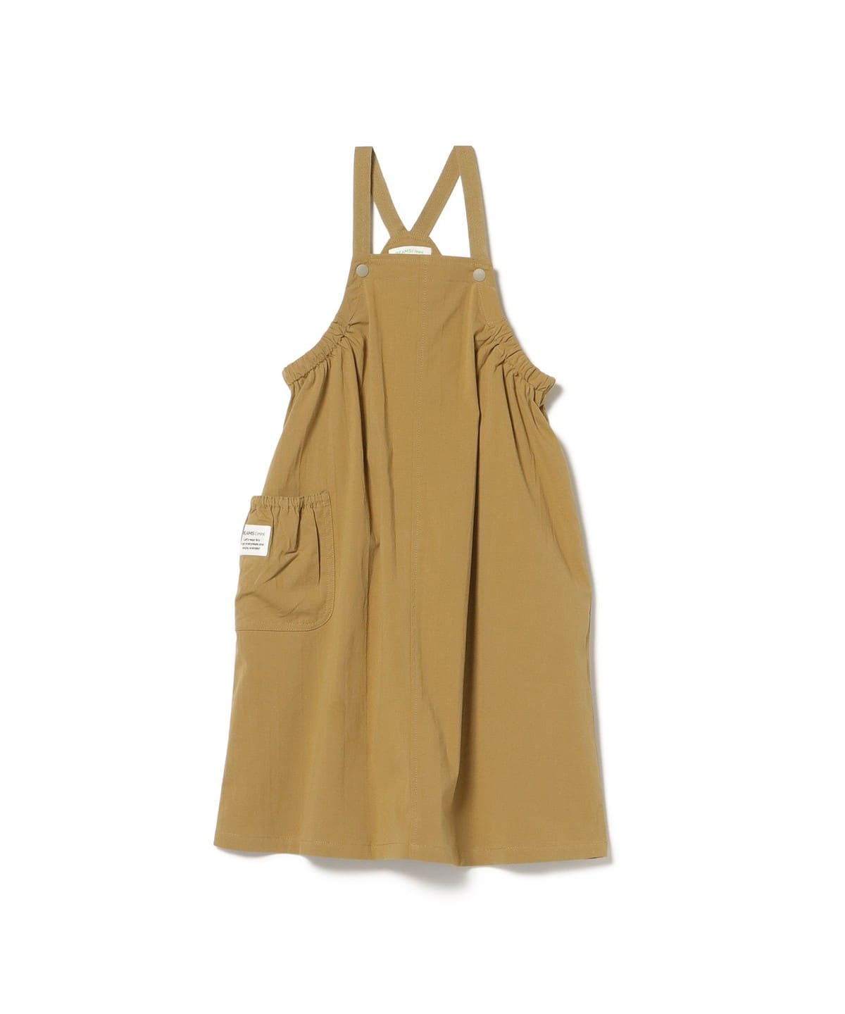BEAMS mini（ビームス ミニ）コットン サロペット ワンピース （90 