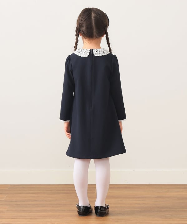 BEAMS mini（ビームス ミニ）セレモニー レースカラー ワンピース