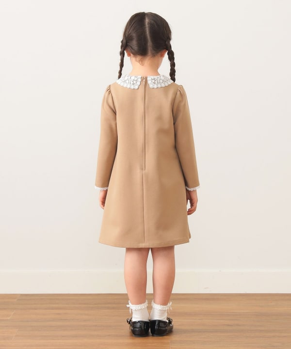 BEAMS mini（ビームス ミニ）セレモニー レースカラー ワンピース