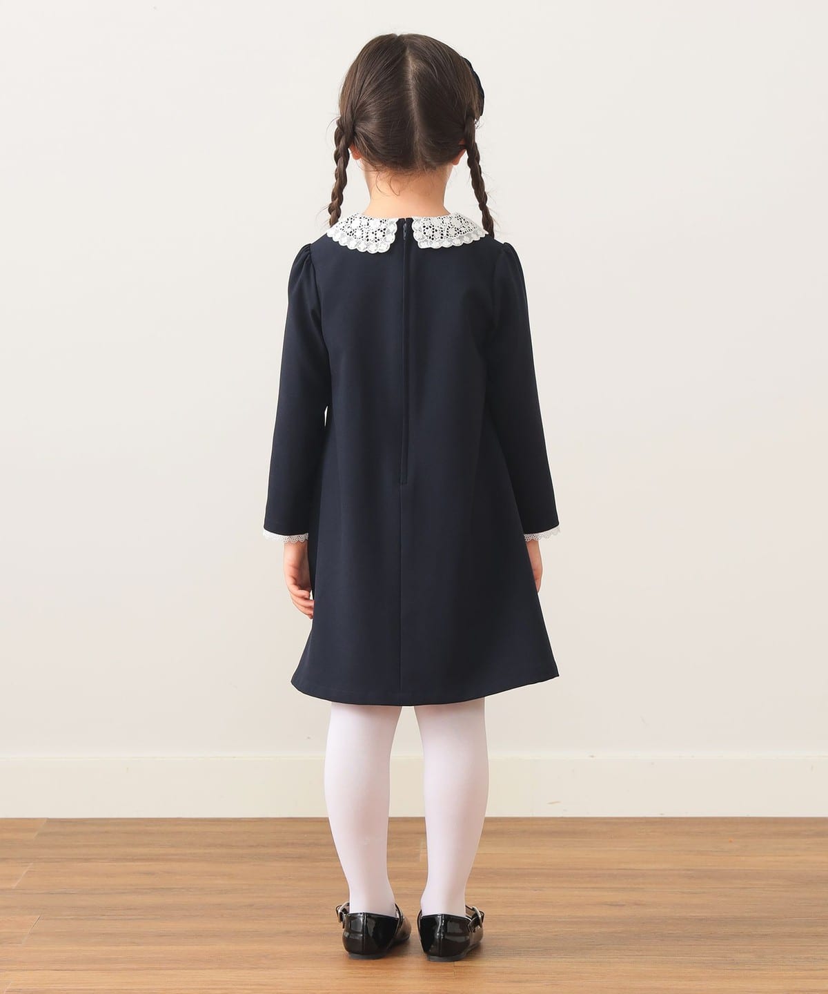 BEAMS mini（ビームス ミニ）セレモニー レースカラー ワンピース（110
