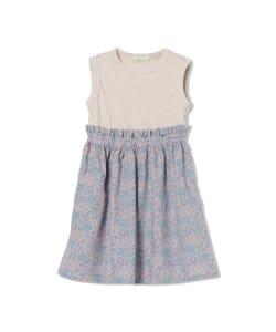 フラワー 切替 ノースリーブ ワンピース 2026SS（90～150cm）
