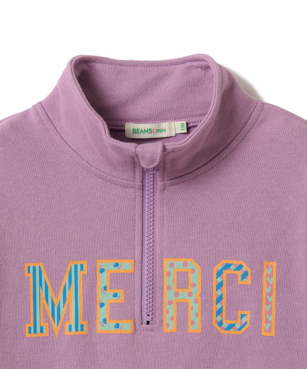 【WEB限定】スウェット ハーフジップ ワンピース 2026FW（90～140cm）