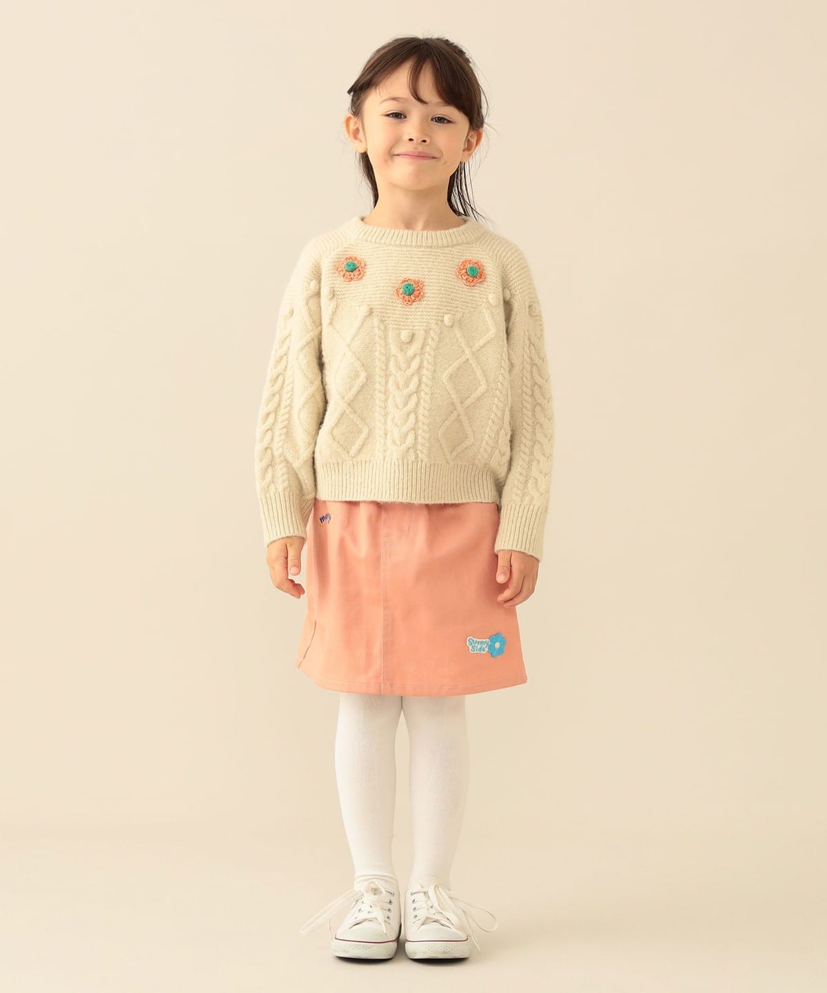 BEAMS mini（ビームス ミニ）ツイル ミニスカート 2026FW（90～140cm