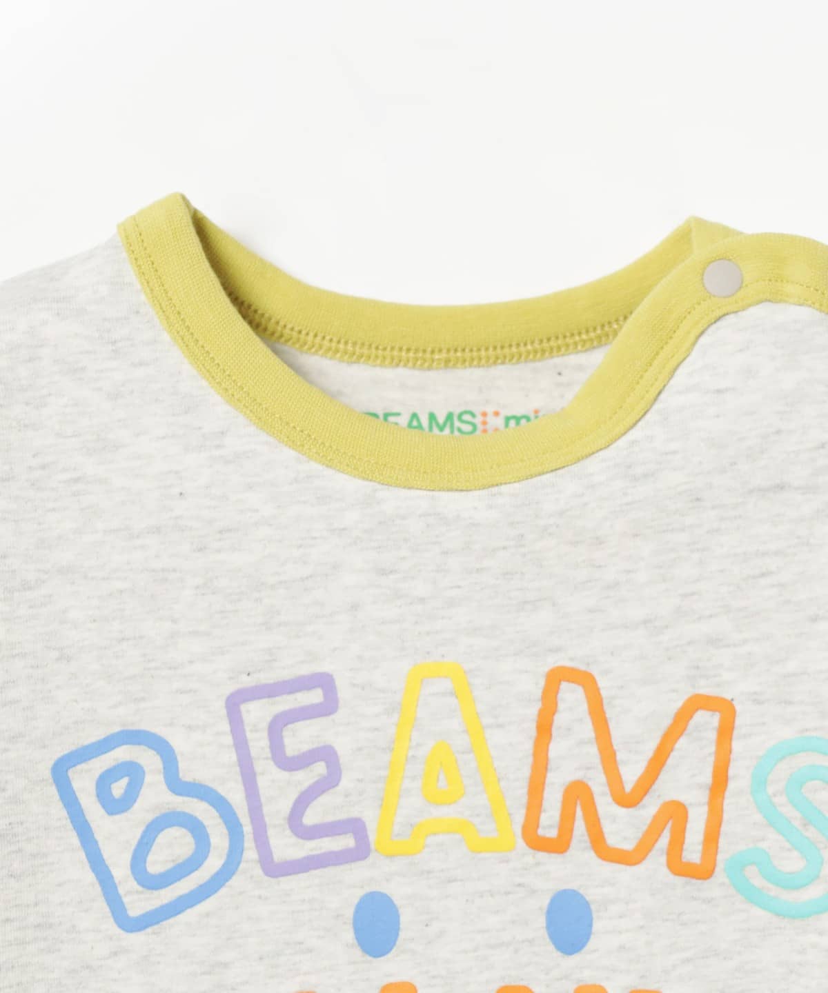 【WEB限定】BEAMS mini / 半袖 スマイルプリント ロンパース（70