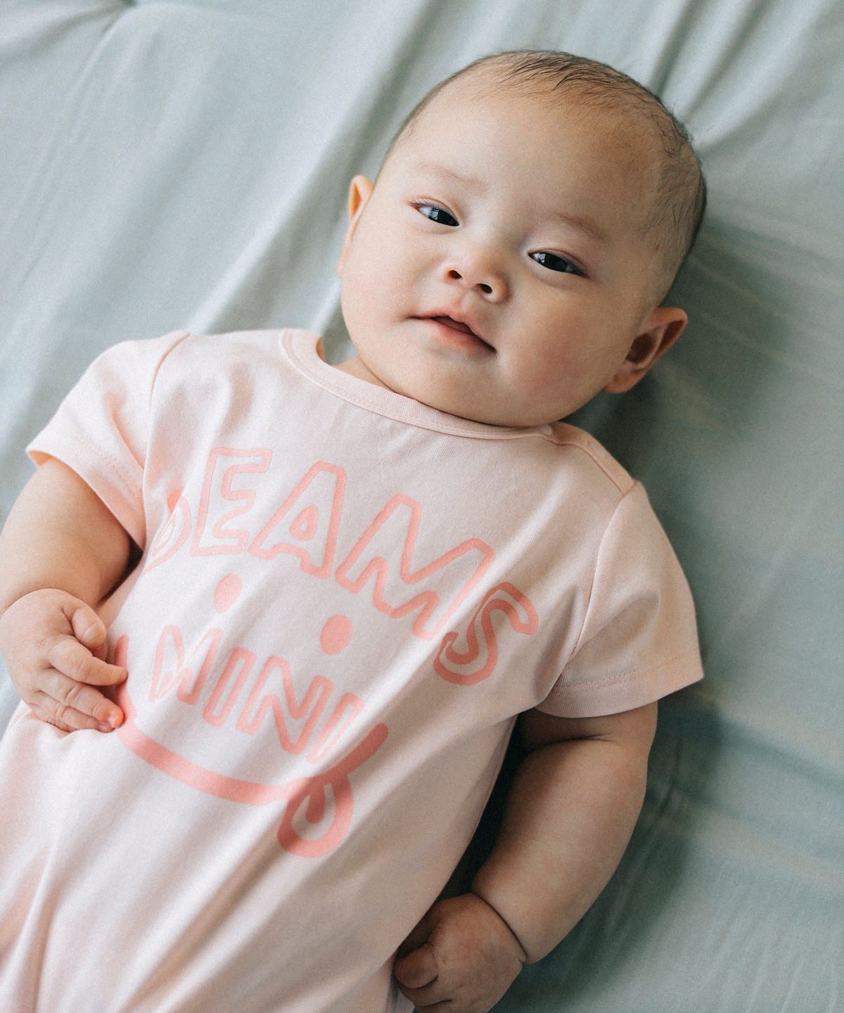半袖 スマイル ロンパース 2025SS(70 80cm) マタニティ・ベビー BABY PINK 70 半袖 スマイル ロンパース 2025SS(70 80cm) マタニティ・ベビー BABY PINK 70