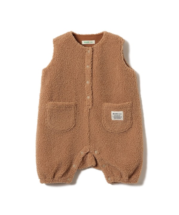 【10%OFFクーポン対象】【WEB限定】ベビー ボア オーバーオール 2026FW（70～80cm）