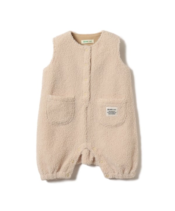 【10%OFFクーポン対象】【WEB限定】ベビー ボア オーバーオール 2026FW（70～80cm）