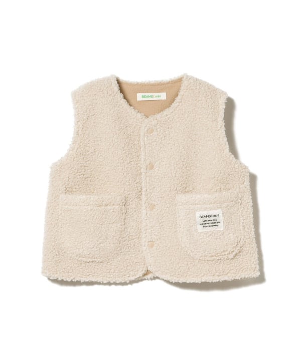 【あかちゃんフェア対象品】【WEB限定】ベビー ボア ベスト 2026FW（70～80cm）