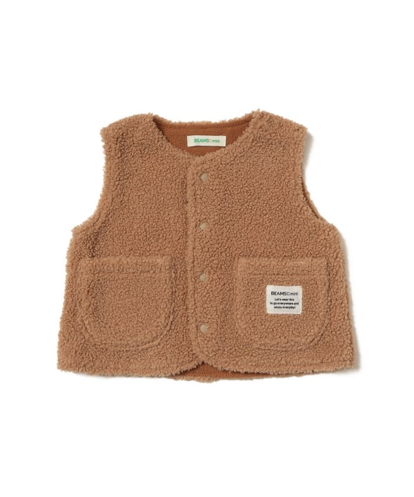 【10%OFFクーポン対象】【WEB限定】ベビー ボア ベスト 2026FW（70～80cm）