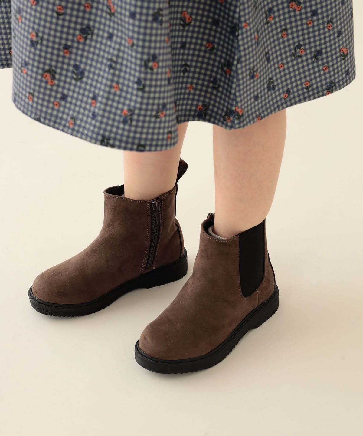 サイドゴア ブーツ 2025FW(16 19cm) シューズ MOCHA 16 サイドゴア ブーツ 2025FW(16 19cm) シューズ MOCHA 16