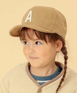 BEAMS mini / アルファベット ワッペン ツイルキャップ 23