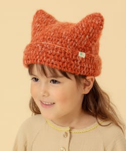 BEAMS mini / ネコミミ ニット ワッチキャップ（90～130cm）