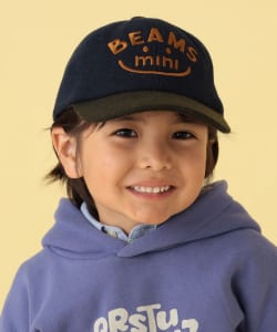 BEAMS mini / 童裝 笑臉 棒球帽 23FW