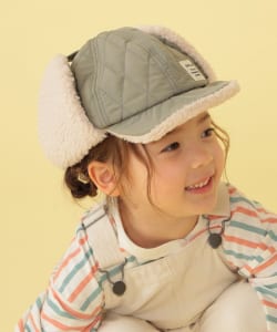 BEAMS mini / キルティング イヤーキャップ 23FW