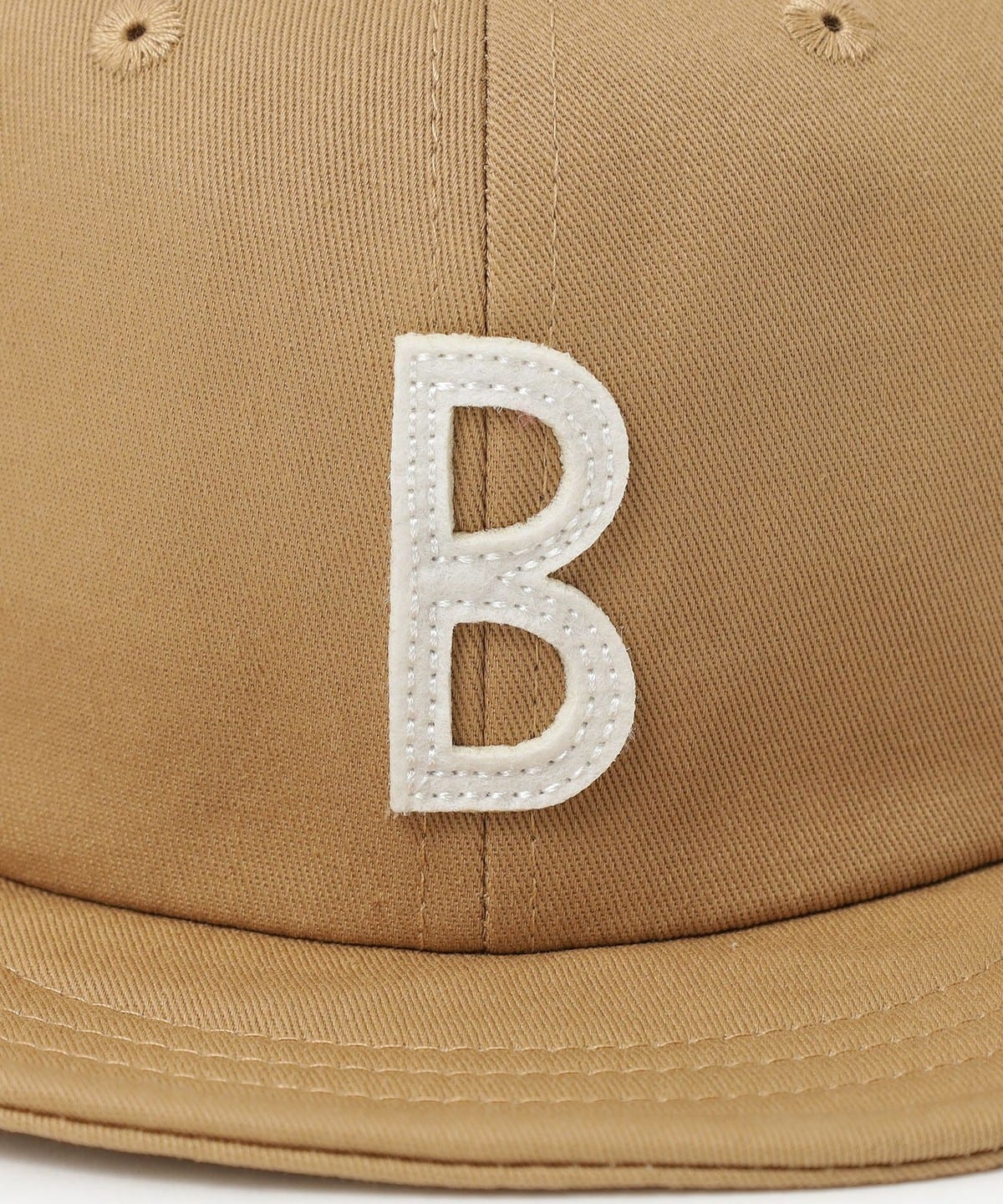 BEAMS mini（ビームス ミニ）アルファベット ワッペン ツイルキャップ