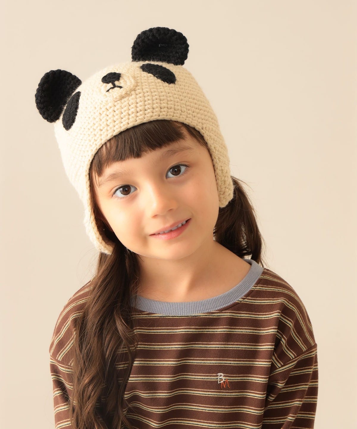 BEAMS mini（ビームス ミニ）アニマル ニット ワッチキャップ 2025FW