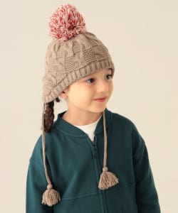 耳付き ポンポン ニットワッチ 2025FW