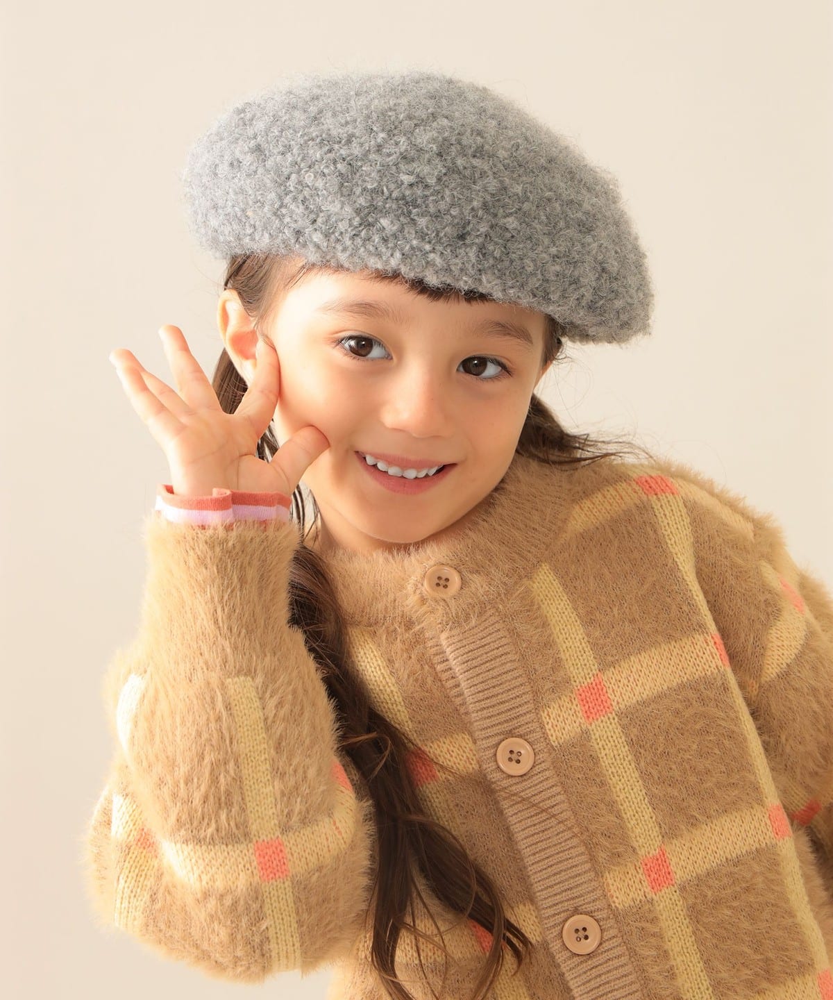 シープ ベレー帽 2025FW 帽子 GREY ONE SIZE