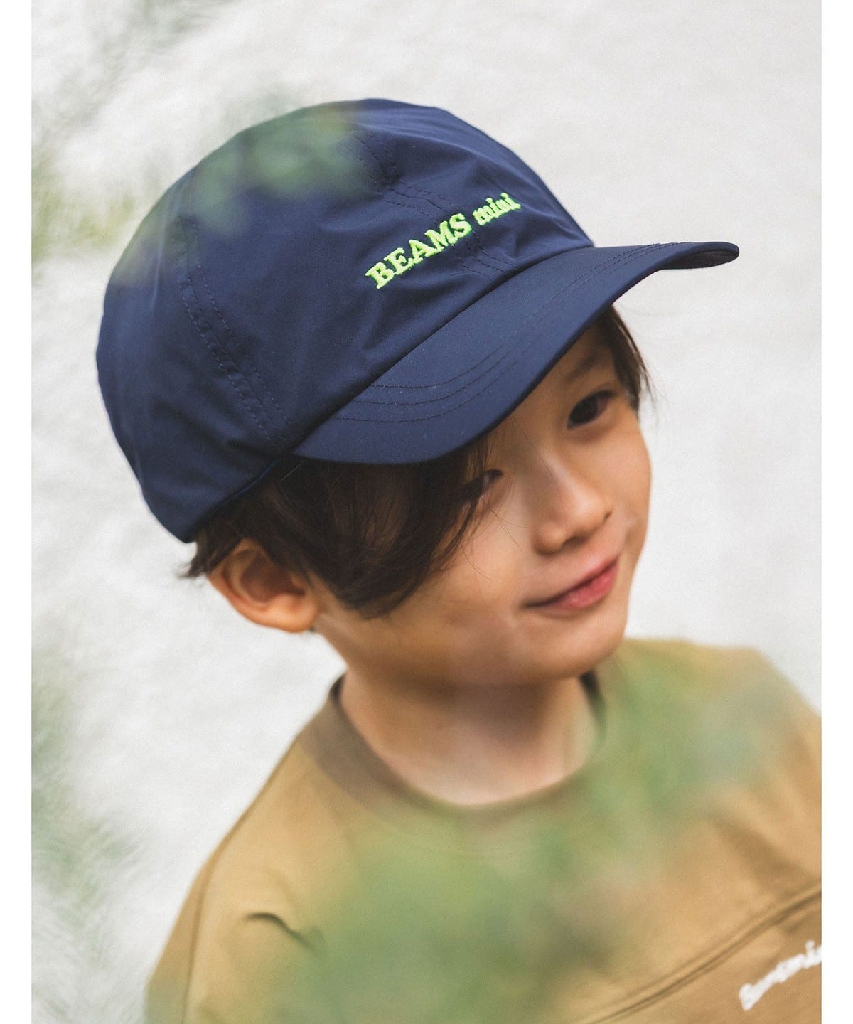 BEAMS mini（ビームス ミニ）ロゴ コード付き キャップ 2026SS（帽子