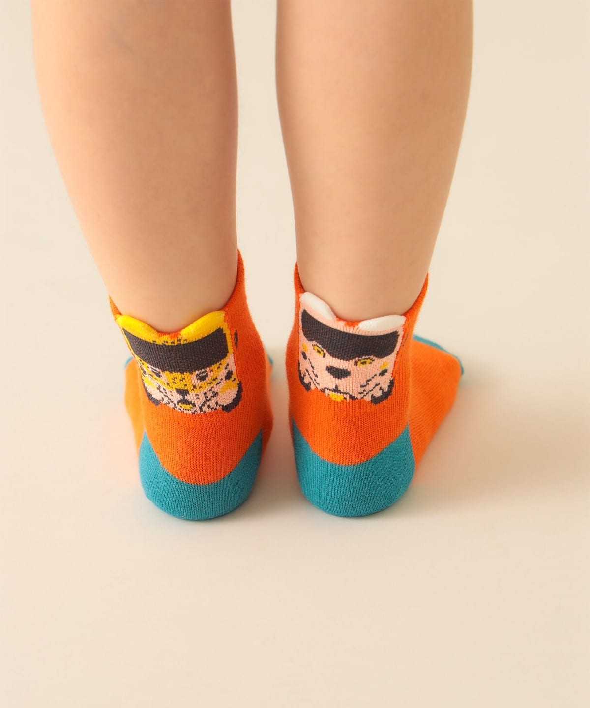 �yCOLLABORATION�z�ߐ{�ǂ��Ԃ��� / �L�b�Y �\�b�N�X 2025FW�i16 21cm�j ���b�O�E�F�A ORANGE M(16-18cm)