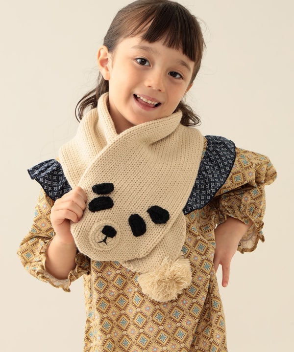 BEAMS mini（ビームス ミニ）アニマル マフラー 2025FW（ファッション