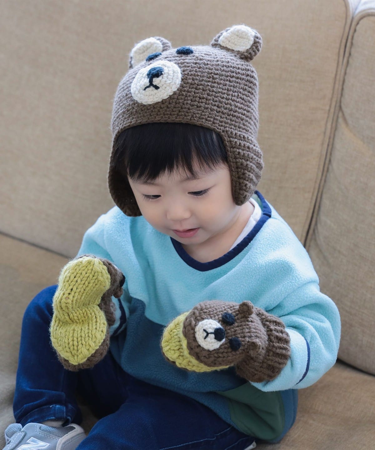 アニマル ミトン 2025FW ファッション雑貨 くま ONE SIZE