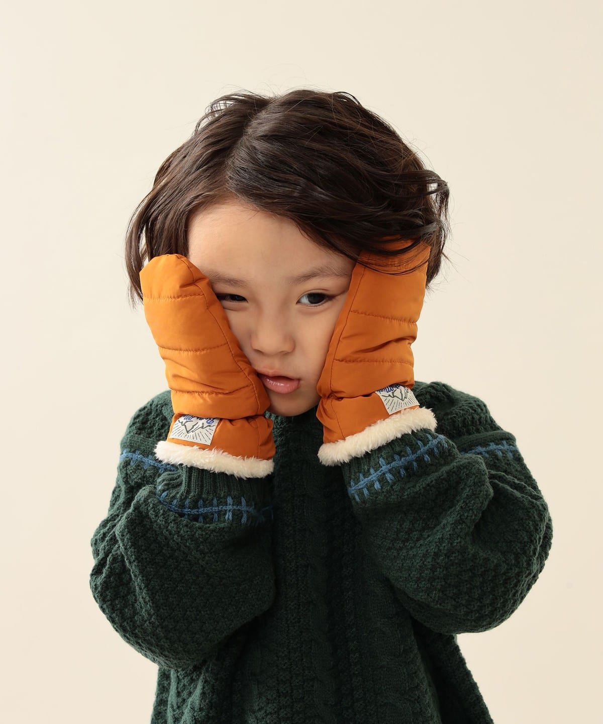  Lg  2025FW t@bVG ORANGE×BEIGE ONE SIZE