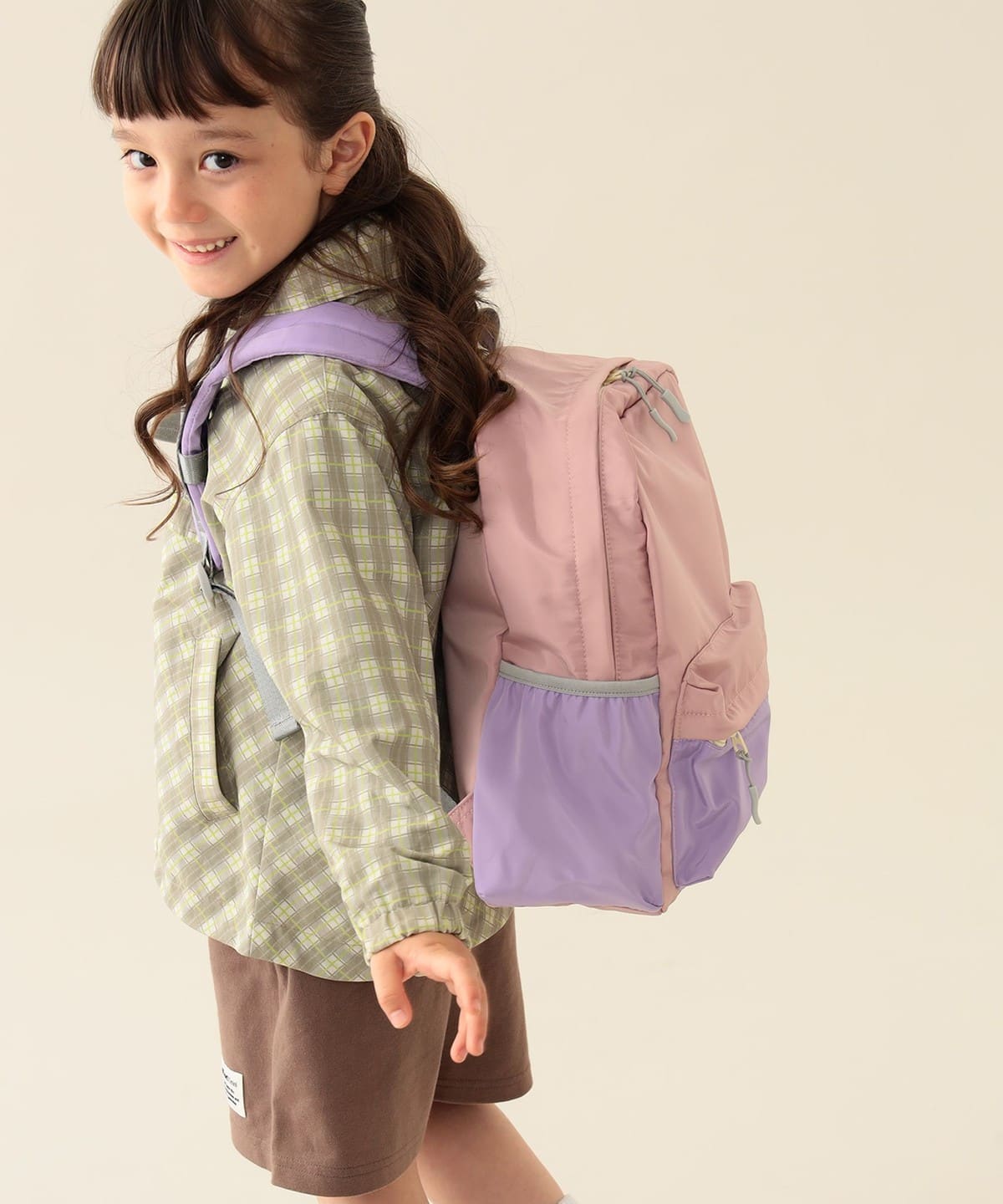 カラー デイパック 2025FW バッグ PINK×LAVENDER ONE SIZE カラー デイパック 2025FW バッグ PINK×LAVENDER ONE SIZE